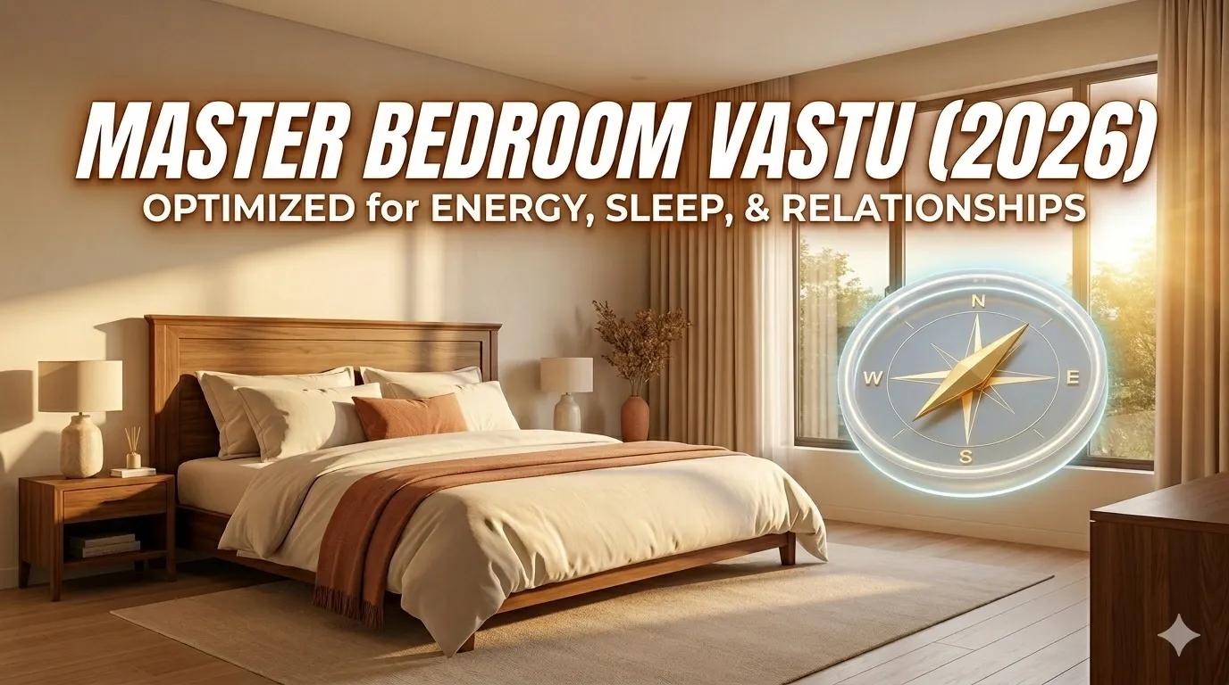Master Bedroom Vastu — Direction, Bed Placement & Colours That Actually Work (2026)