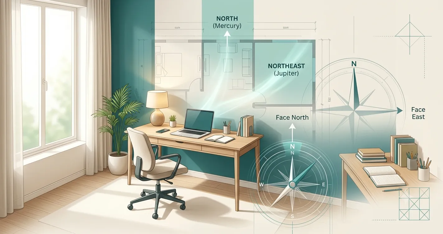 Vastu for Home Office and Study Room — Desk Direction, Focus and Productivity