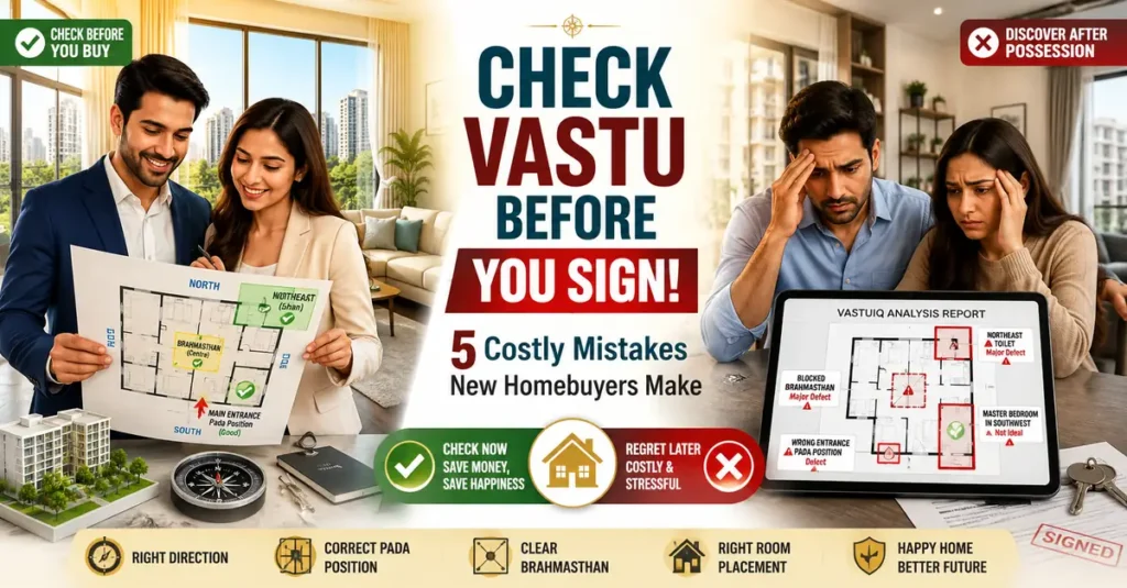 Vastu Mistakes New Homebuyers Make Before Buying a Home