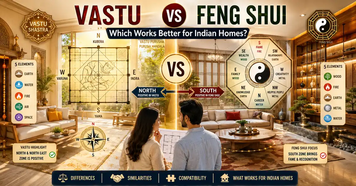 Vastu vs Feng Shui — Key Differences, Surprising Similarities and Which Works for Indian Homes