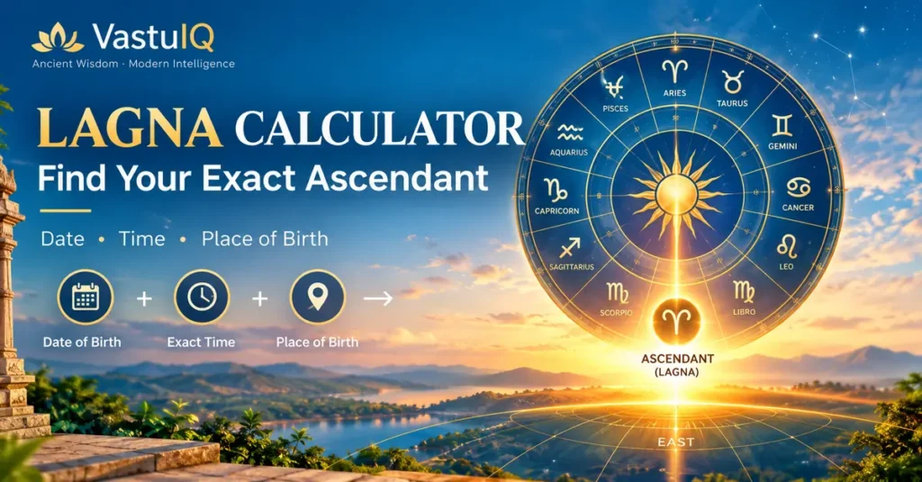 Lagna Calculator to find your exact Vedic Ascendant