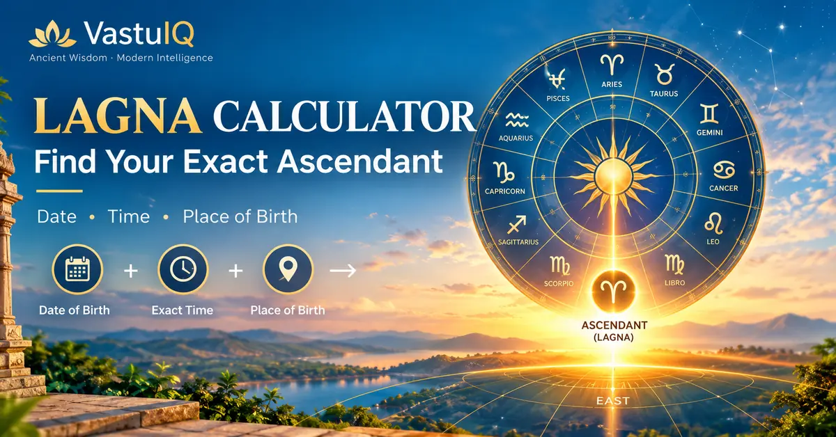 Free Lagna Calculator — Ascendant Complete Guide 2026