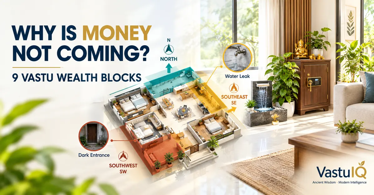 Why Money Is Not Coming — Vastu Wealth Blocks 2026